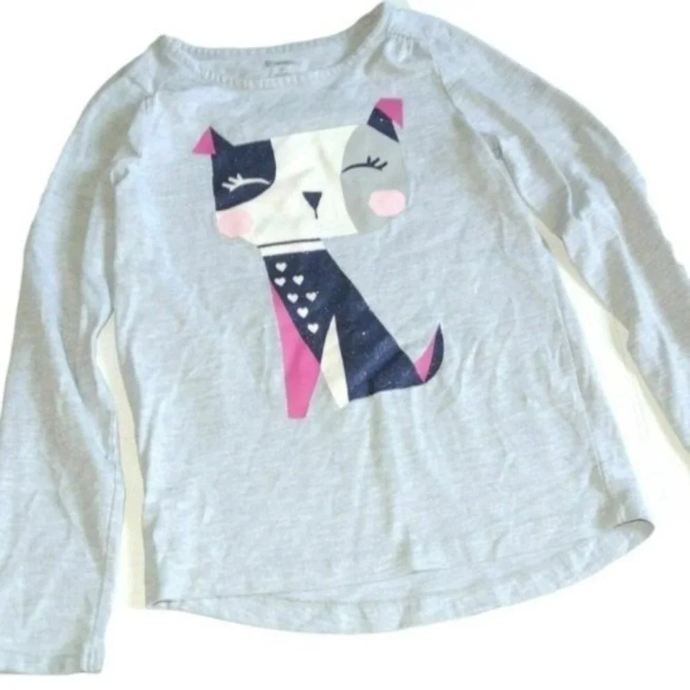 Gymboree Gray Dog Long Sleeve Top 10‎